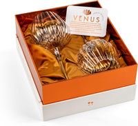 Venus Seashell Balloon Goblet Cocktail Glasses