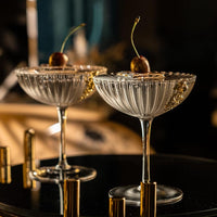 Venus Seashell Coupe Cocktail Glasses Gift Set of 4 – packaging unboxing detail