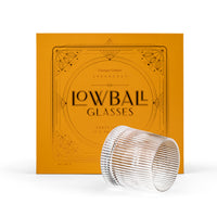 Art Deco Speakeasy Lowball Glasses