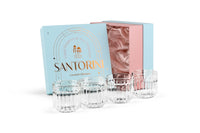 Santorini Modern Lowball Rocks Cocktail Glasses Gift Set of 4 – ready-to-gift signature box