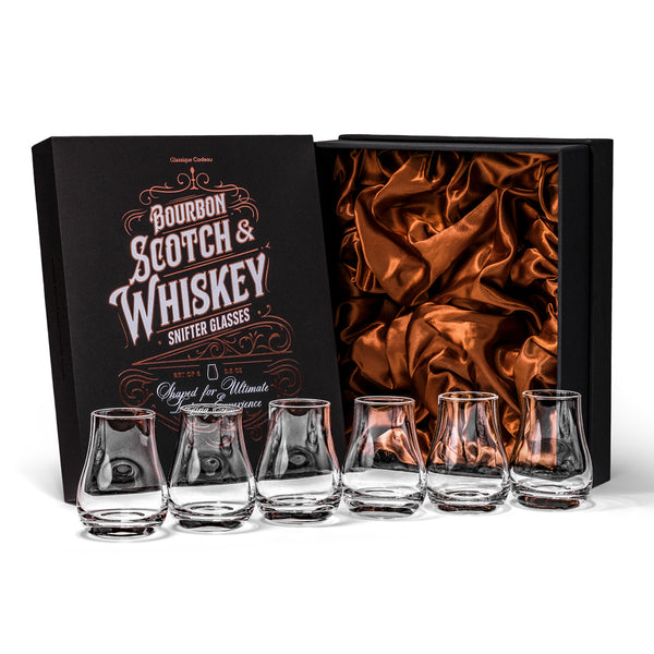 Stemless Whiskey, Bourbon & Scotch Tasting Glasses