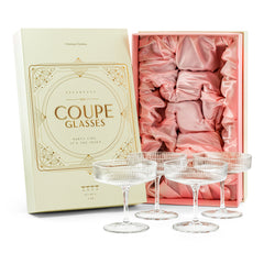 Art Deco Champagne and Cocktail Coupe Glasses