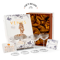 Venus Nick and Nora Cocktail Glasses