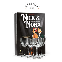 Retro Nick and Nora Coupe Glasses