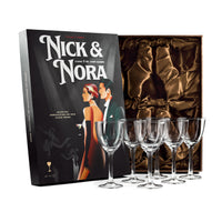 Retro Nick and Nora Coupe Glasses