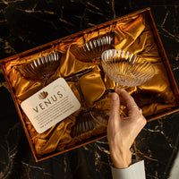 Venus Seashell Coupe Cocktail Glasses