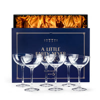 Vintage Roaring 20s' Champagne and Cocktail Coupe Glasses