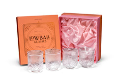 Art Deco Gatsby Lowball Glasses