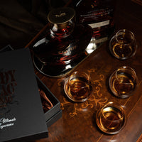 Stemless Brandy Cognac and Armagnac Crystal Tasting Glasses Gift Set – packaging unboxing detail