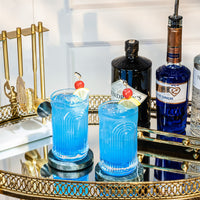 Vintage Art Deco 1920s Highball Glasses Gift Set of 4 – cocktail pour styling