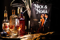 Retro Nick and Nora Coupe Glasses Gift Set of 6 – detail of hand-polished crystal rim