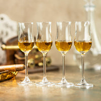Cognac and Armagnac Tulip Snifter Copita Glasses Gift Set of 4 – signature gift presentation