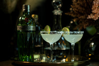 Vintage Roaring 20s Champagne and Cocktail Coupe Glasses Gift Set of 6 – hosting and entertaining detail