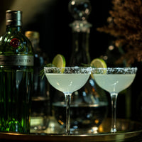 Vintage Roaring 20s Champagne and Cocktail Coupe Glasses Gift Set of 6 – hosting and entertaining detail