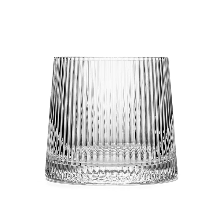 Vintage Art Deco Speakeasy Lowball Glasses | Set of 4 | 9 oz