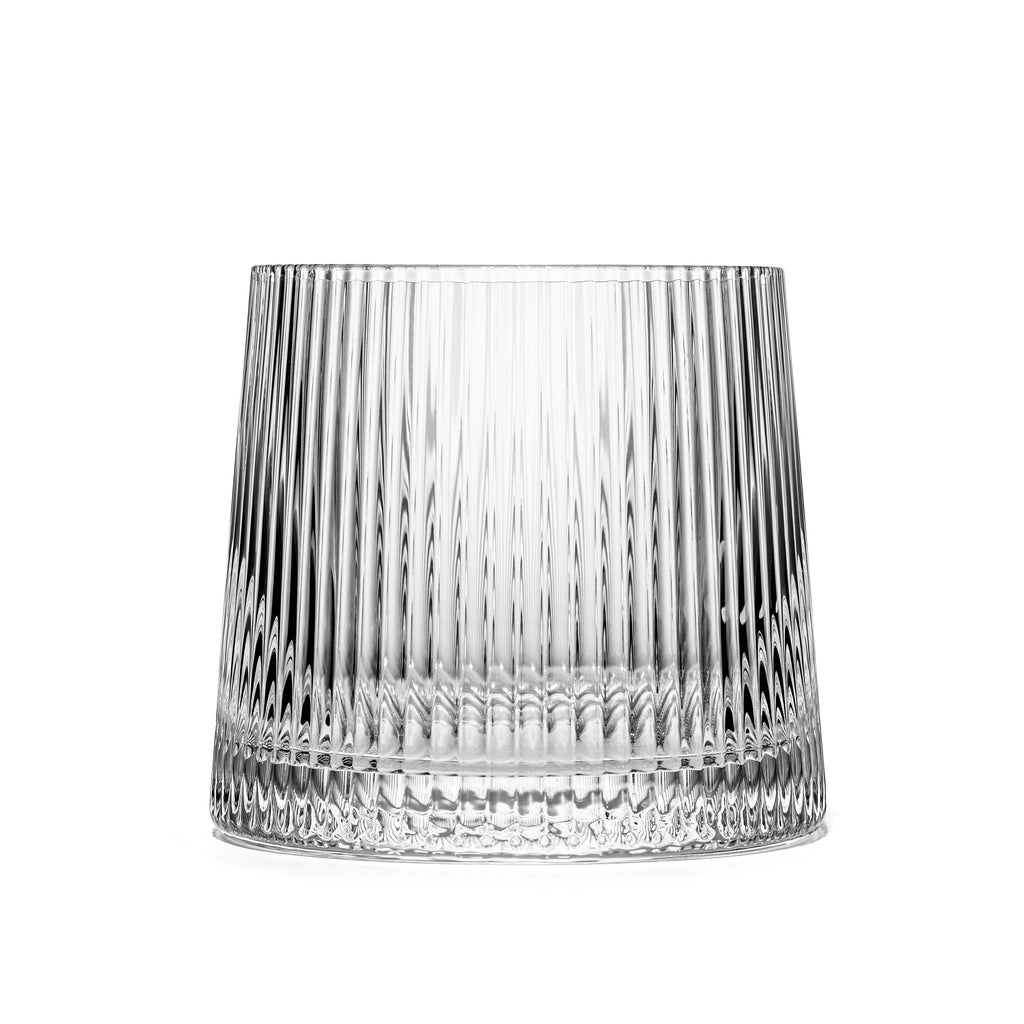 Vintage Art Deco Speakeasy Lowball Glasses | Set of 4 | 9 oz