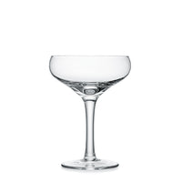 French Champagne and Cocktail Coupe Glasses Gift Set of 4 – signature gift box closeup with cocktail recipes