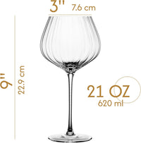 Venus Seashell Balloon Goblet Cocktail Glasses