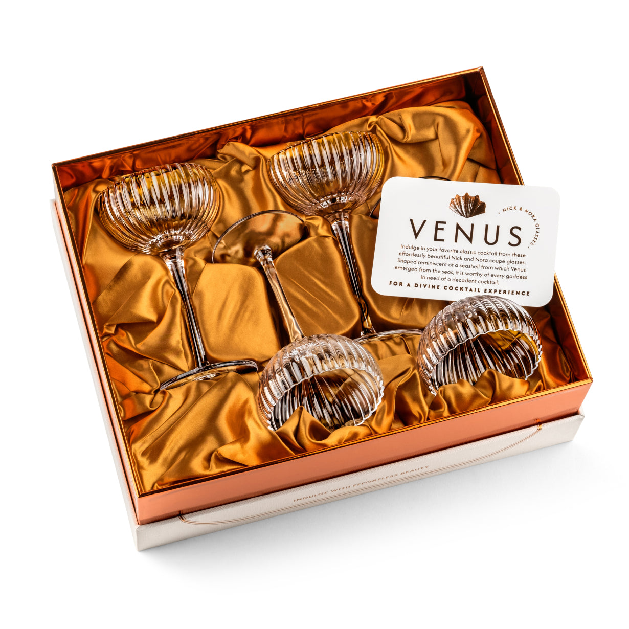 Venus Nick and Nora Cocktail Glasses