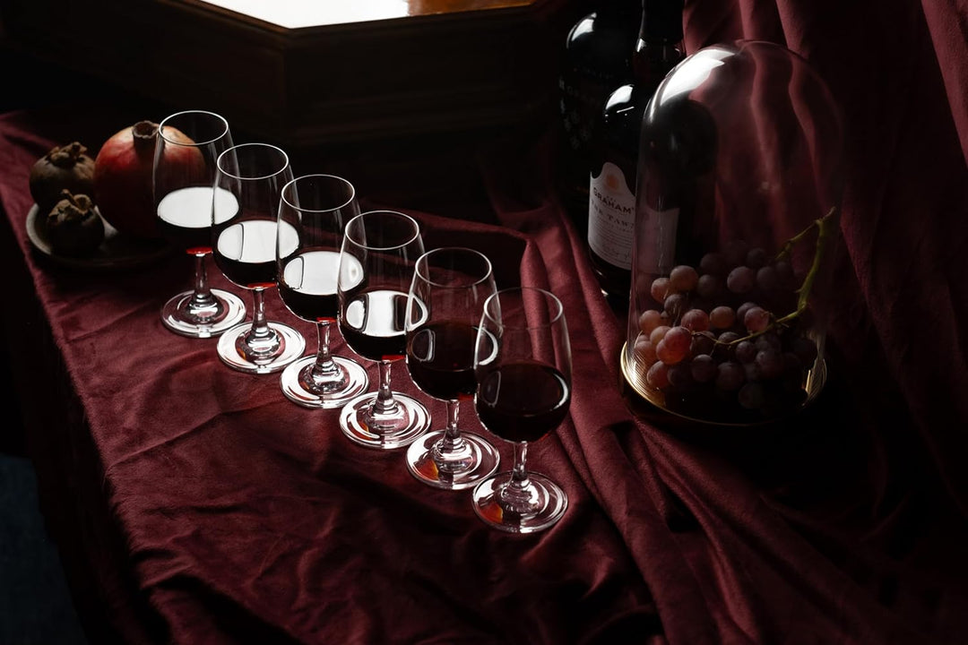 Port, Sherry and Dessert Wine Tasting Glasses | Set of 6 | 7 oz