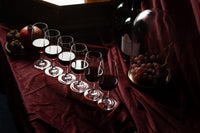Port and Dessert Wine Tulip Crystal Tasting Glasses Gift Set of 6 – signature gift box closeup with cocktail recipes