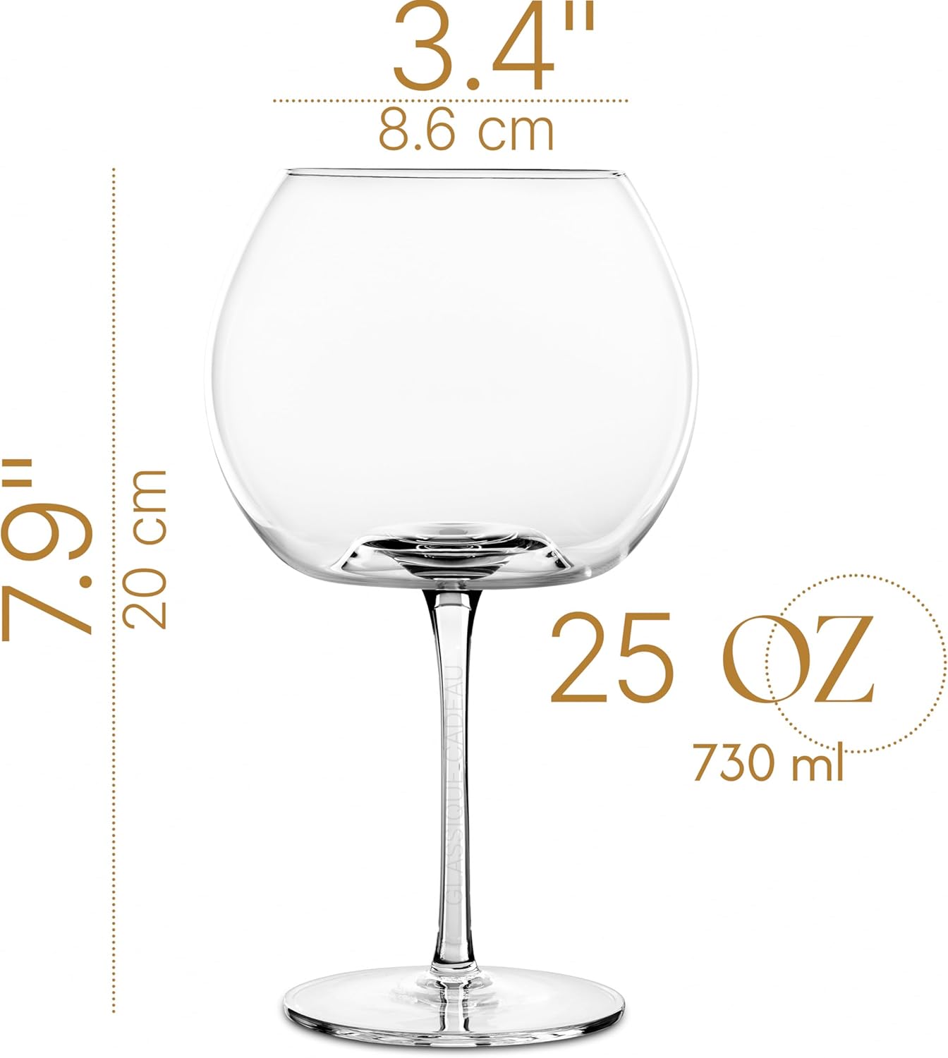 Copa de Balon Gin Goblet Cocktail Glasses