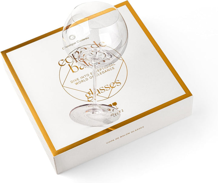 Copa de Balon Gin Goblet Cocktail Glasses | Set of 2 | 25 oz