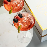 Crystal Margarita Cocktail Glasses