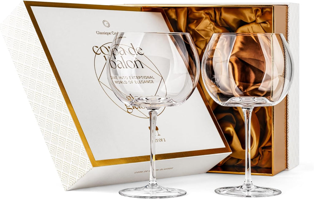 Copa de Balon Gin Goblet Cocktail Glasses | Set of 2 | 25 oz
