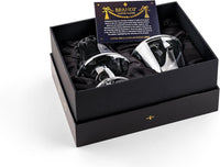 Brandy and Cognac Crystal Snifter Glasses Gift Set of 2 – cocktail pour styling