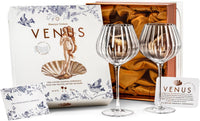 Venus Seashell Balloon Goblet Cocktail Glasses