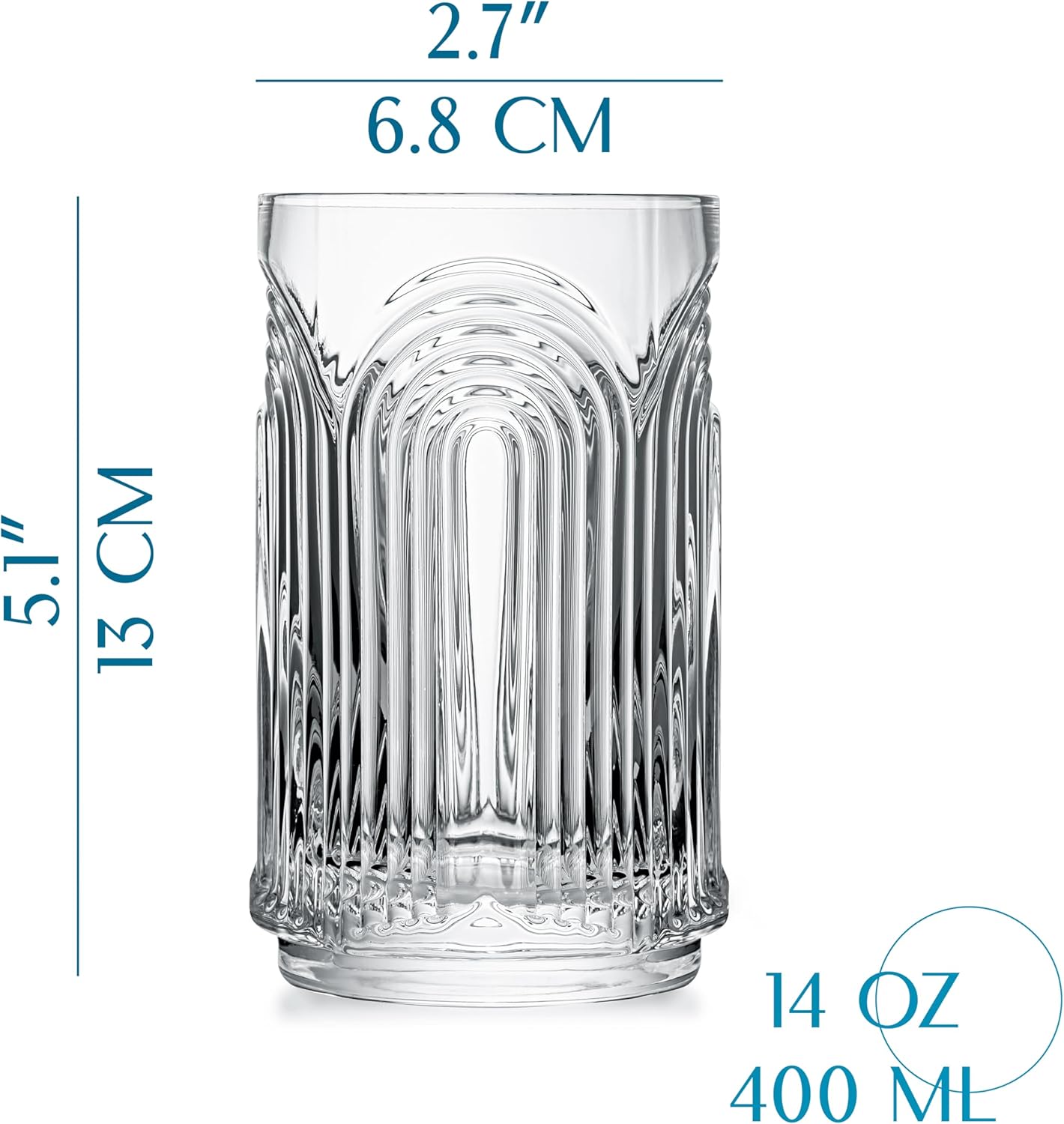 Vintage Highball Glasses – 1920s Set of 4 | Glassique Cadeau