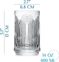 Vintage Art Deco 1920s Highball Glasses Gift Set of 4 – packaging unboxing detail