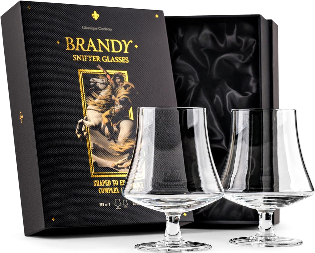 Brandy and Cognac Snifter Glasses | Set of 2 | 15 oz