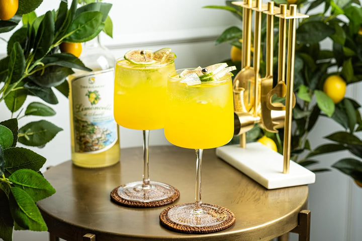 Crystal Aperol Spritz Cocktail Glasses | Set of 2 | 15 oz