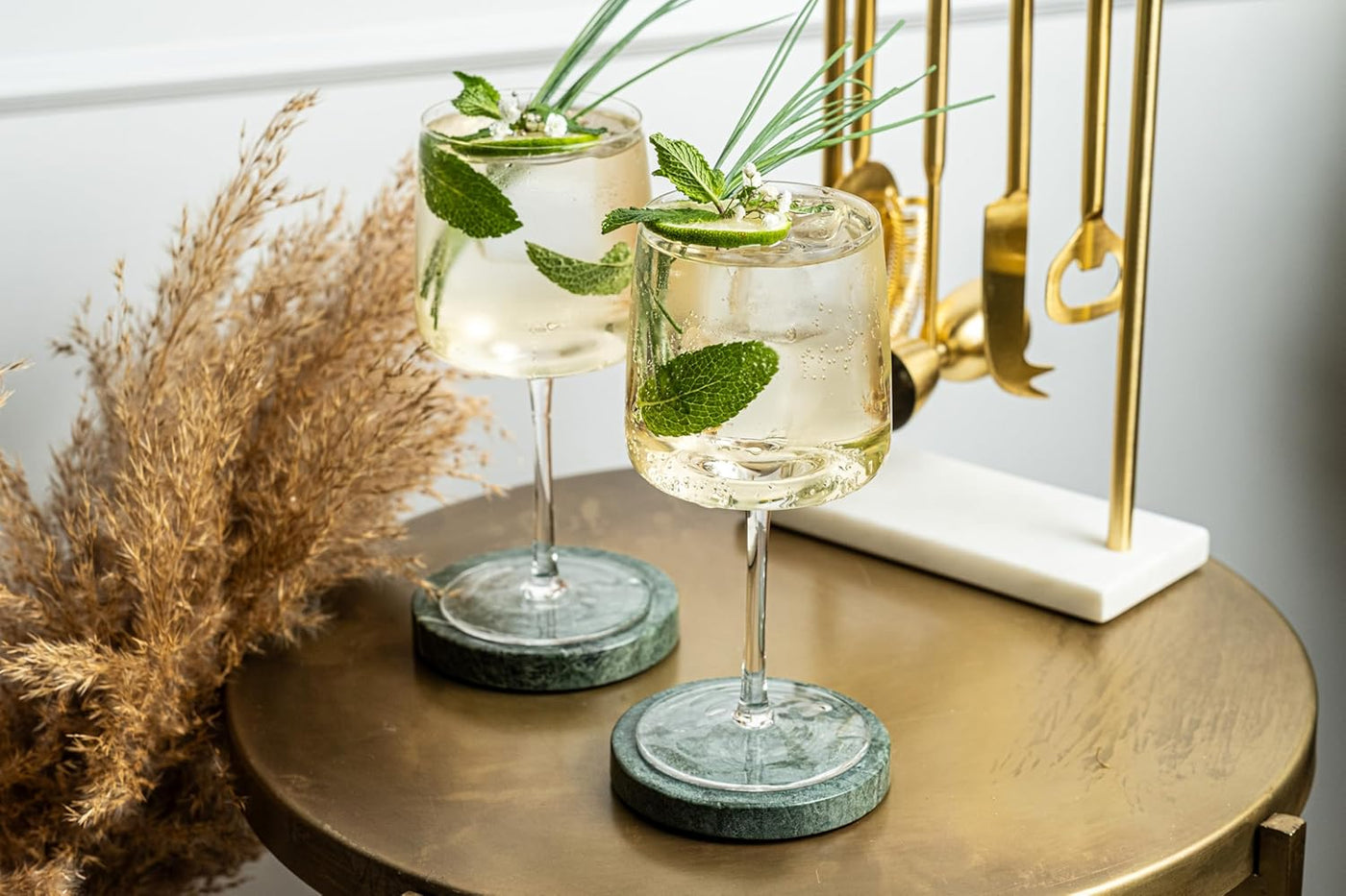Crystal Aperol Spritz Cocktail Goblet Glasses Gift Set of 2 – packaging unboxing detail