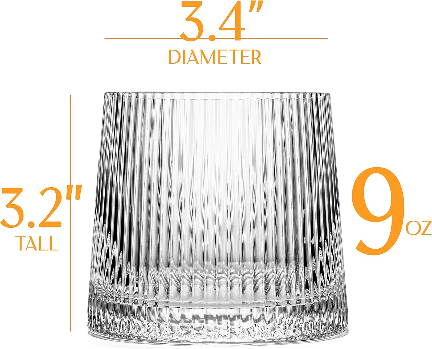 Art Deco Speakeasy Lowball Glasses