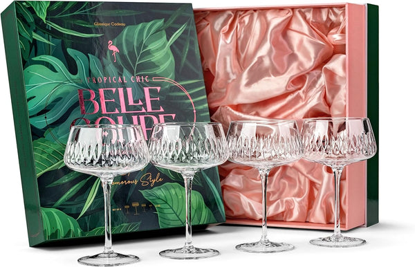 Flamingo Belle Coupe Glasses