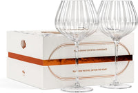 Venus Seashell Balloon Goblet Cocktail Glasses