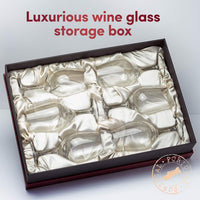 Port and Dessert Wine Tulip Crystal Tasting Glasses Gift Set of 6 – cocktail pour styling