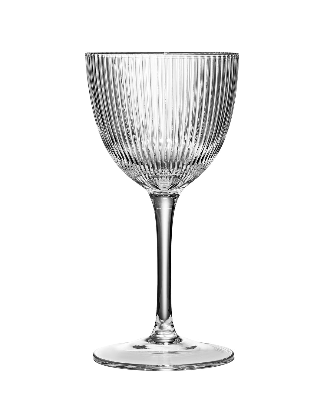 GLASSIQUE CADEAU Vintage Art Deco Highball Ribbed Cocktail Glasses