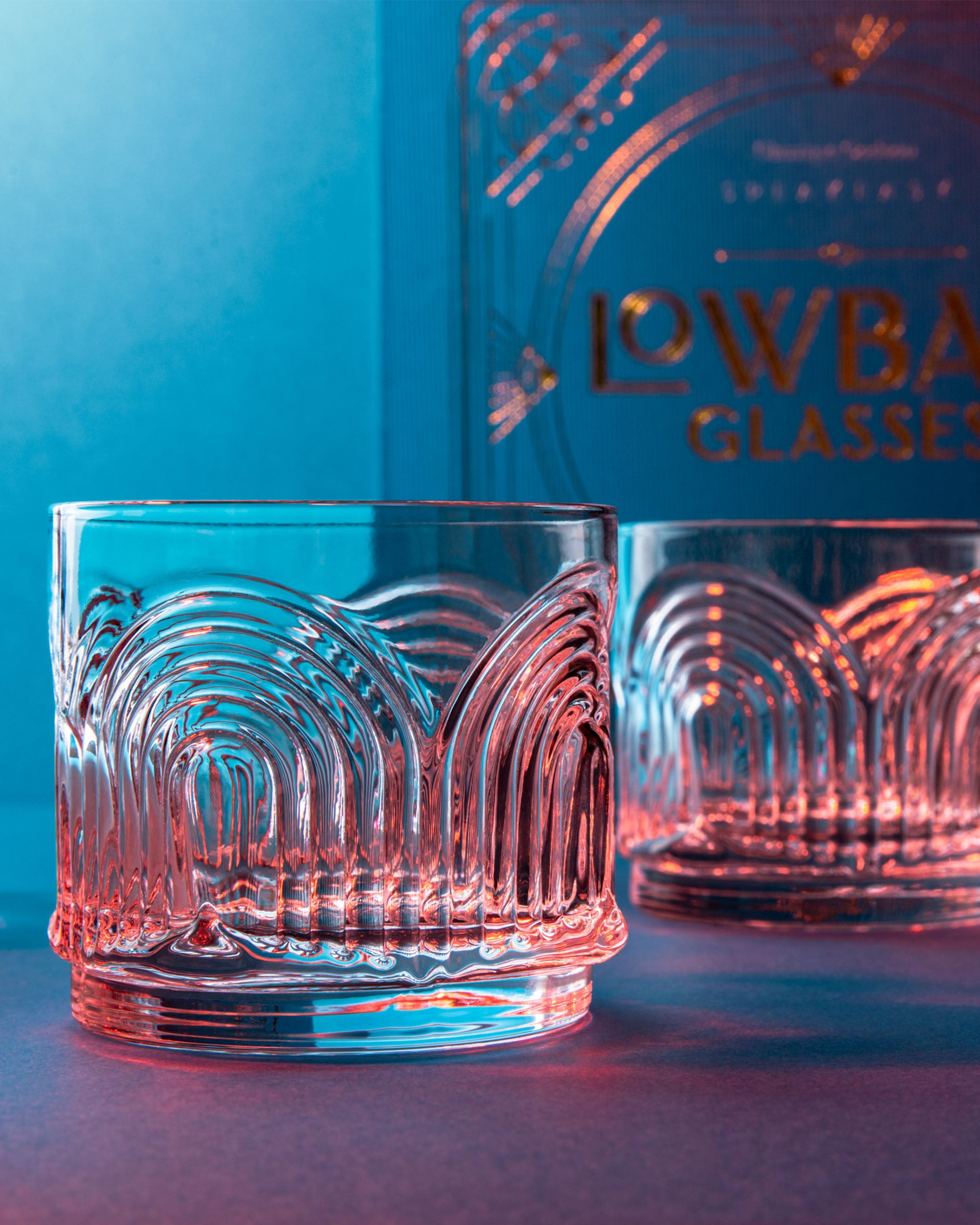 Art Deco 1920s' Lowball Glasses