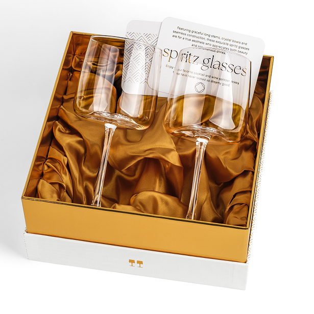 Crystal Aperol Spritz Cocktail Glasses