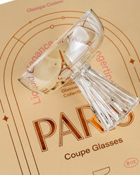 Paris Modern Coupe Cocktail and Champagne Glasses Gift Set of 4 – cocktail pour styling