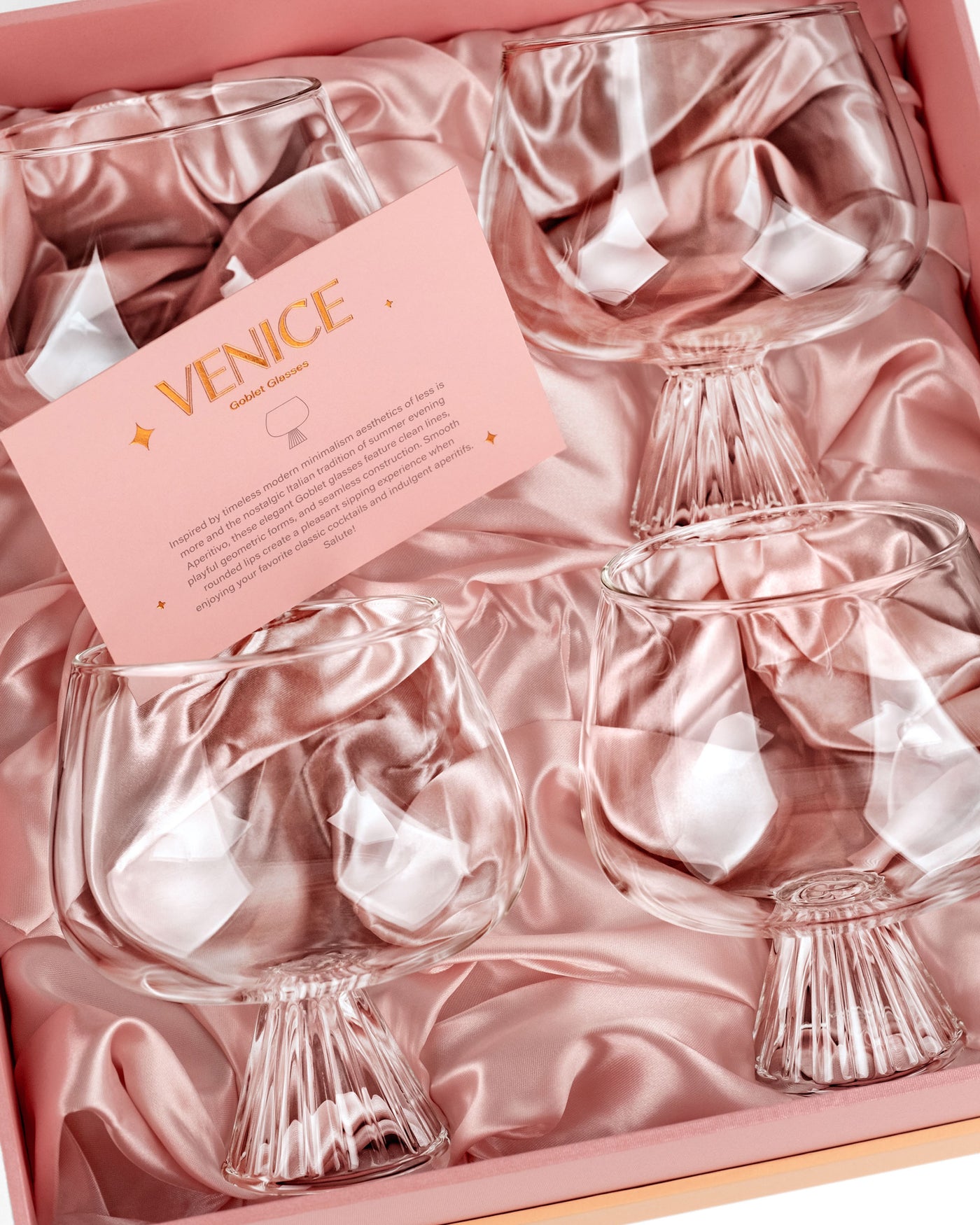 Venice Goblet Cocktail Glasses
