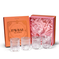 Art Deco Gatsby Lowball Glasses