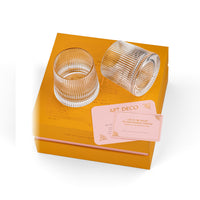 Art Deco Speakeasy Lowball Glasses