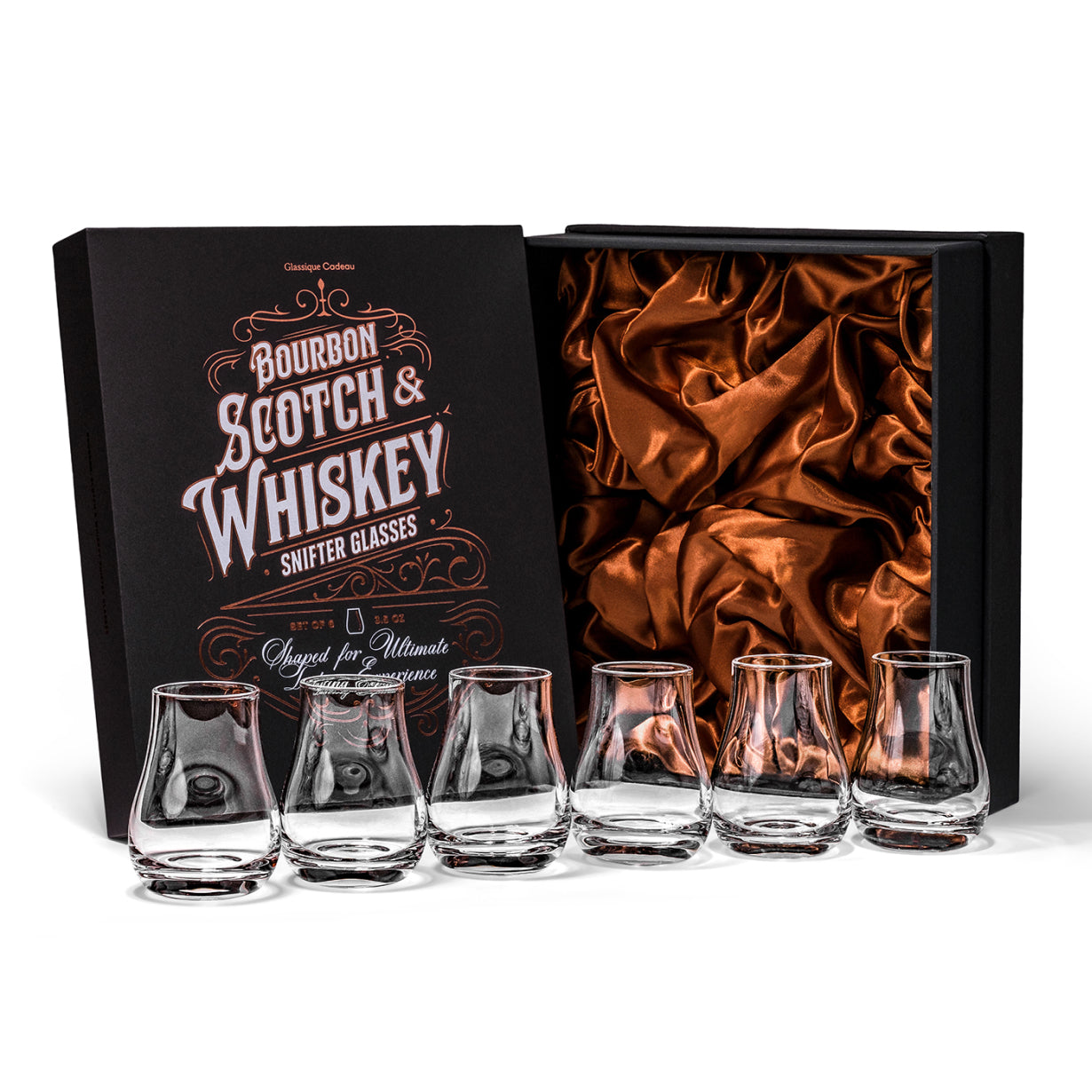 Stemless Whiskey, Bourbon & Scotch Tasting Glasses
