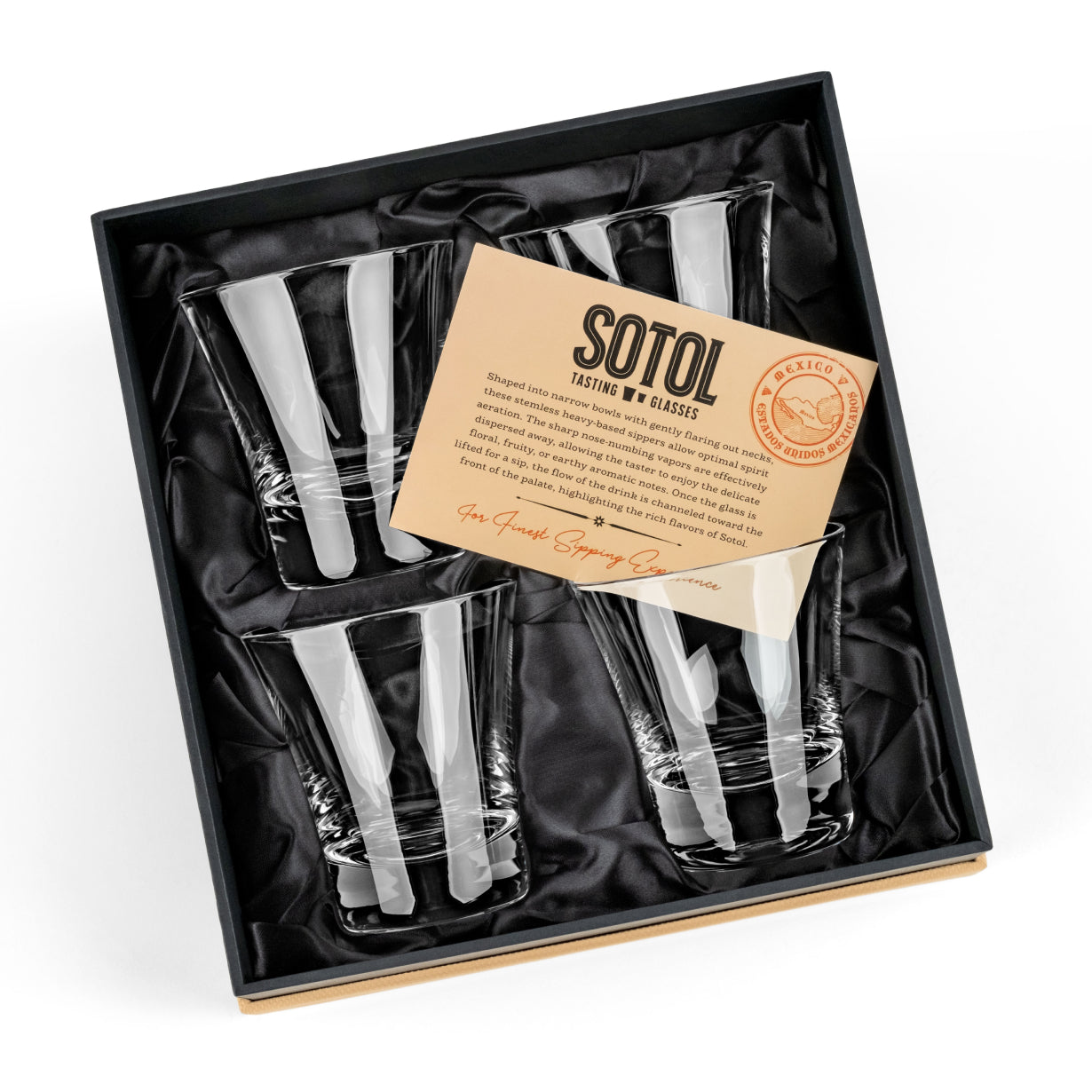 Sotol tasting glasses