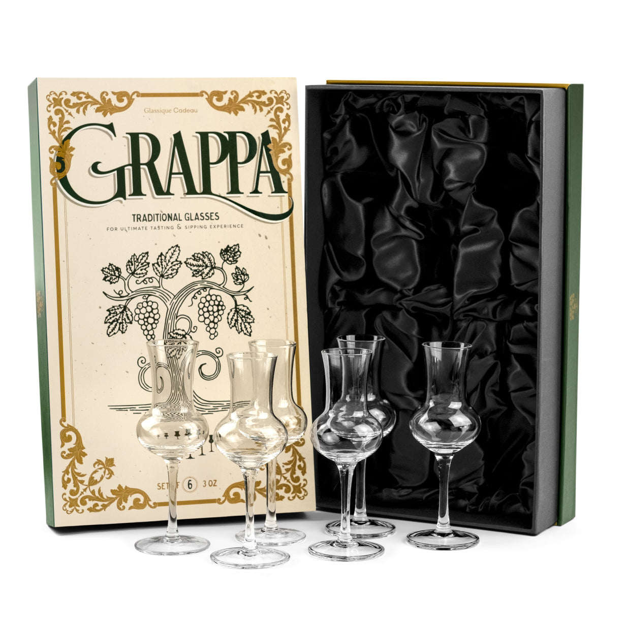 Long Stemmed Grappa Snifter Glasses